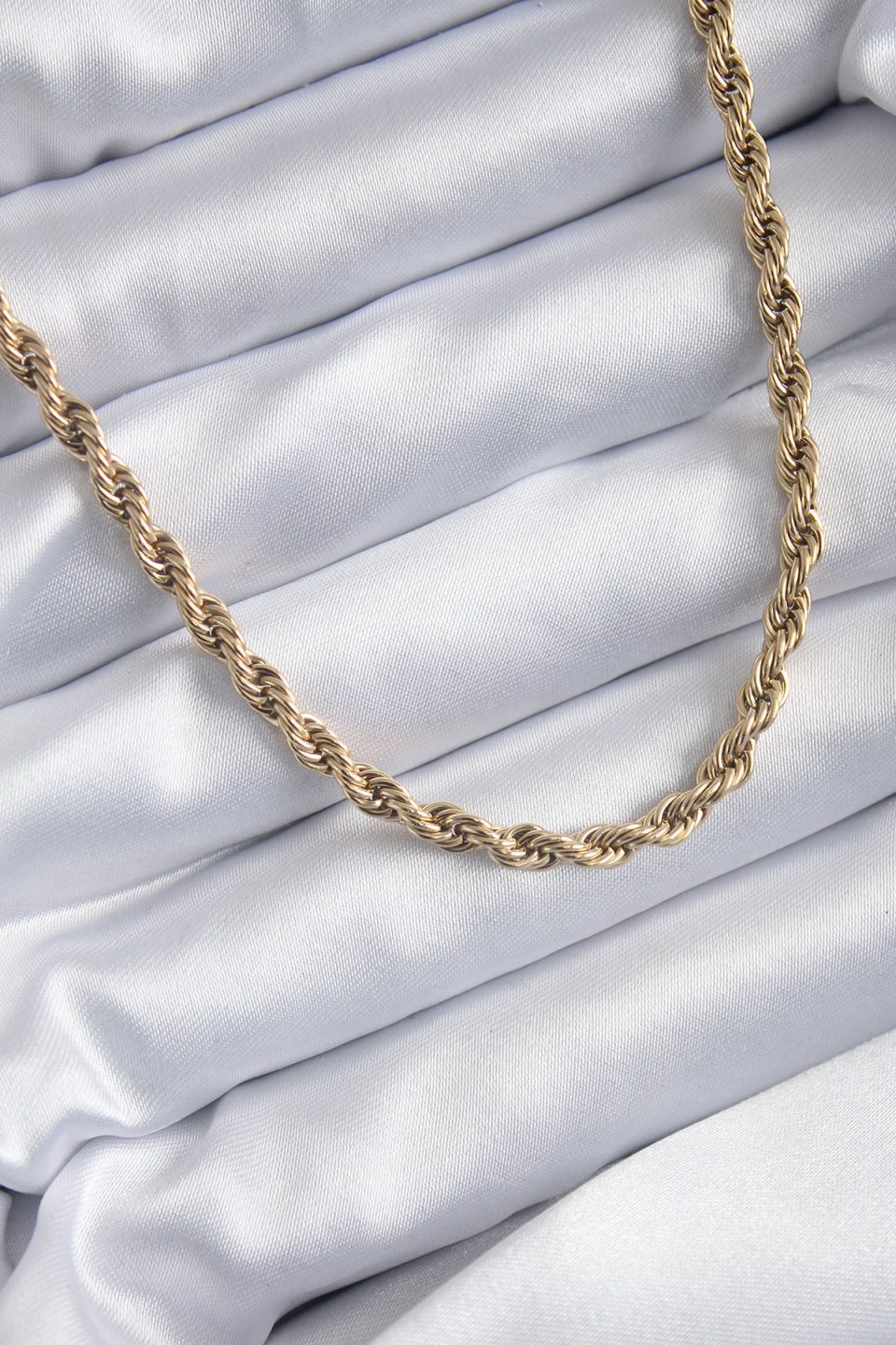 Shekka 316L Çelik Gold Renk 60 cm Burgu Model Kadın Kolye