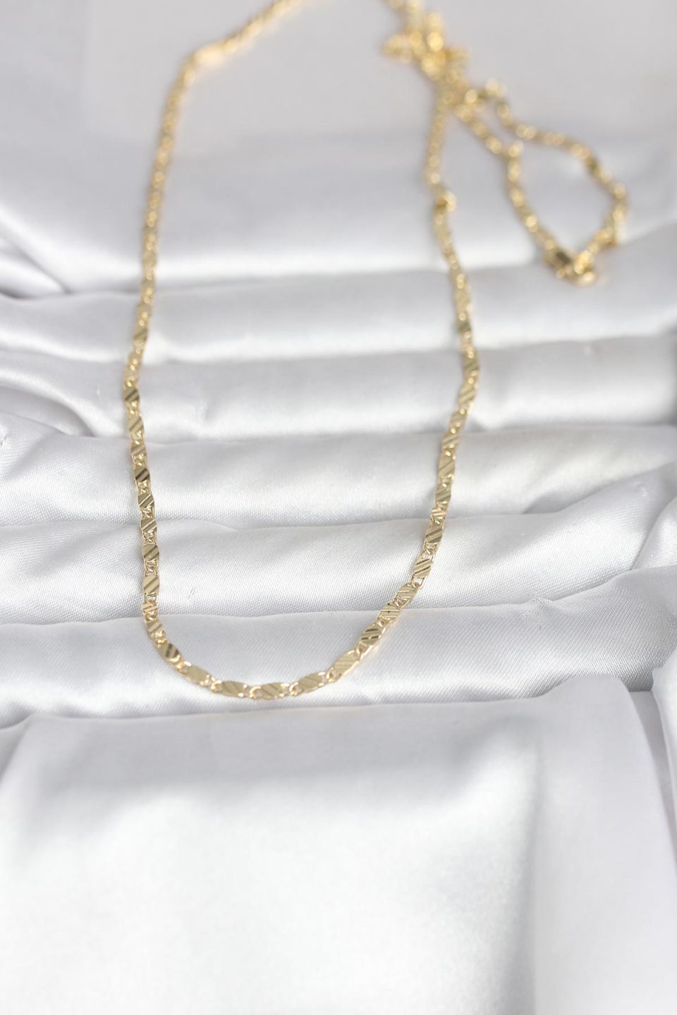 Shekka CM 14K Gold Renk Çizgi Lazer Model 60 cm Kadın Kolye — görsel 2