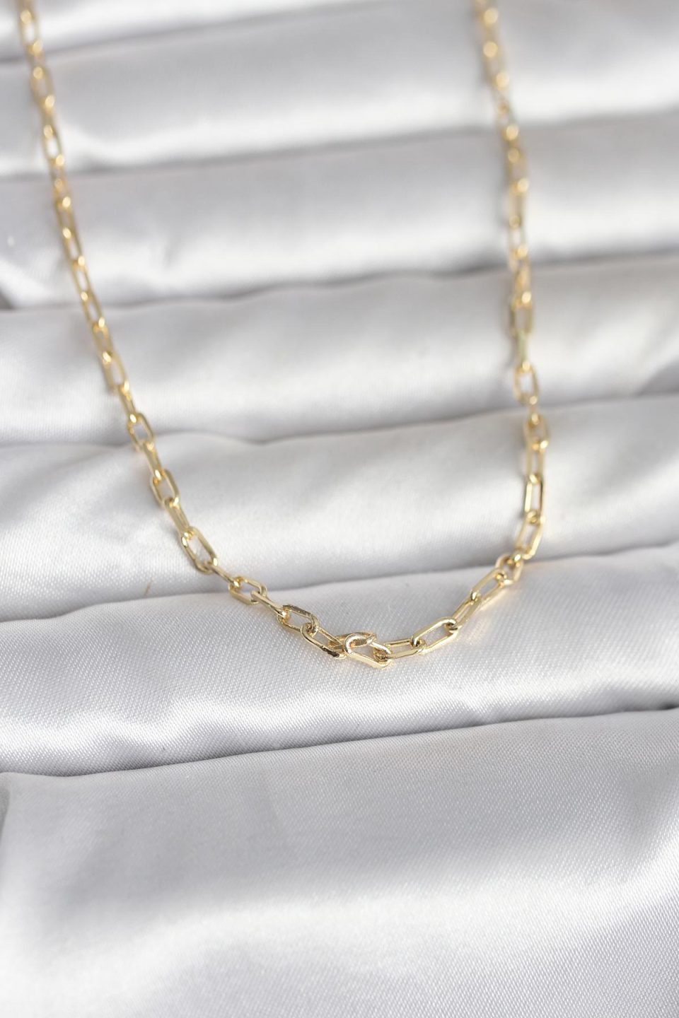 Shekka CM 14K Gold Renk Ataç Zincir Model 50 cm Kadın Kolye