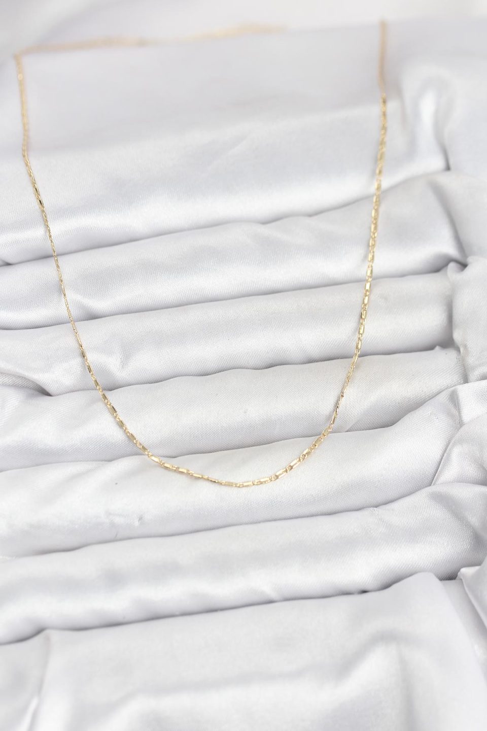 Shekka CM 14K Gold Renk Kesme Model 60 cm Kadın Kolye — görsel 2