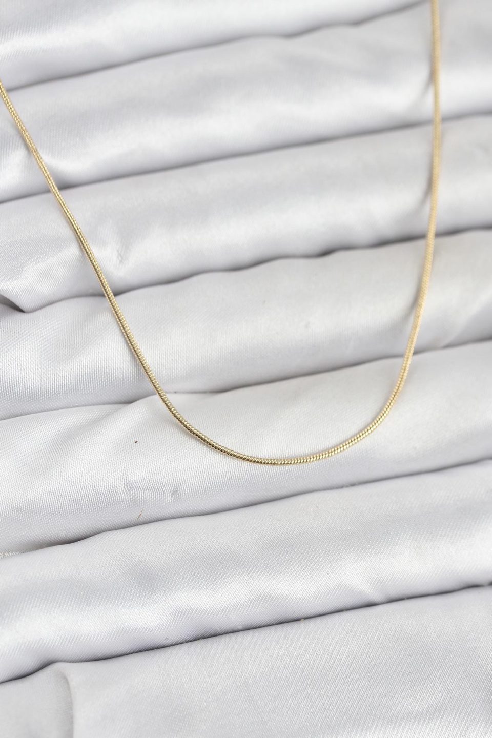Shekka CM 14K Gold Renk Yılan Zincir Model Kadın Kolye