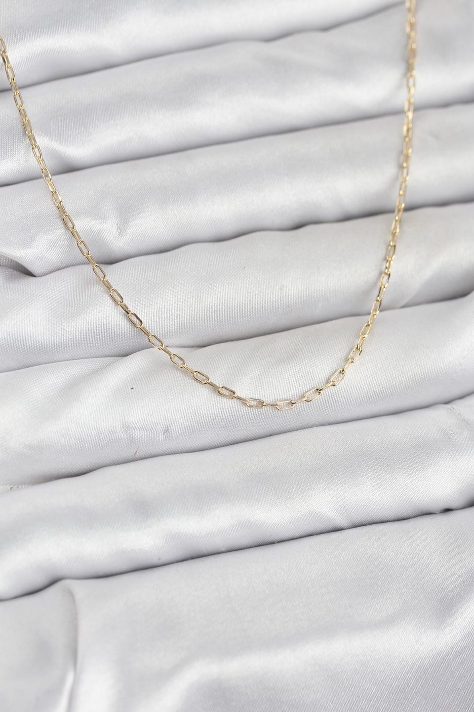Shekka CM 14K Gold Renk Ataç Zincir Model 60 cm Kadın Kolye