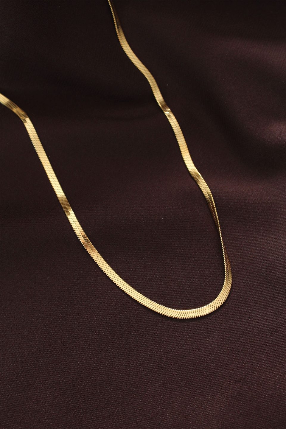 Shekka 316L Çelik Gold Renk 60 cm İtalyan Zincir Kolye