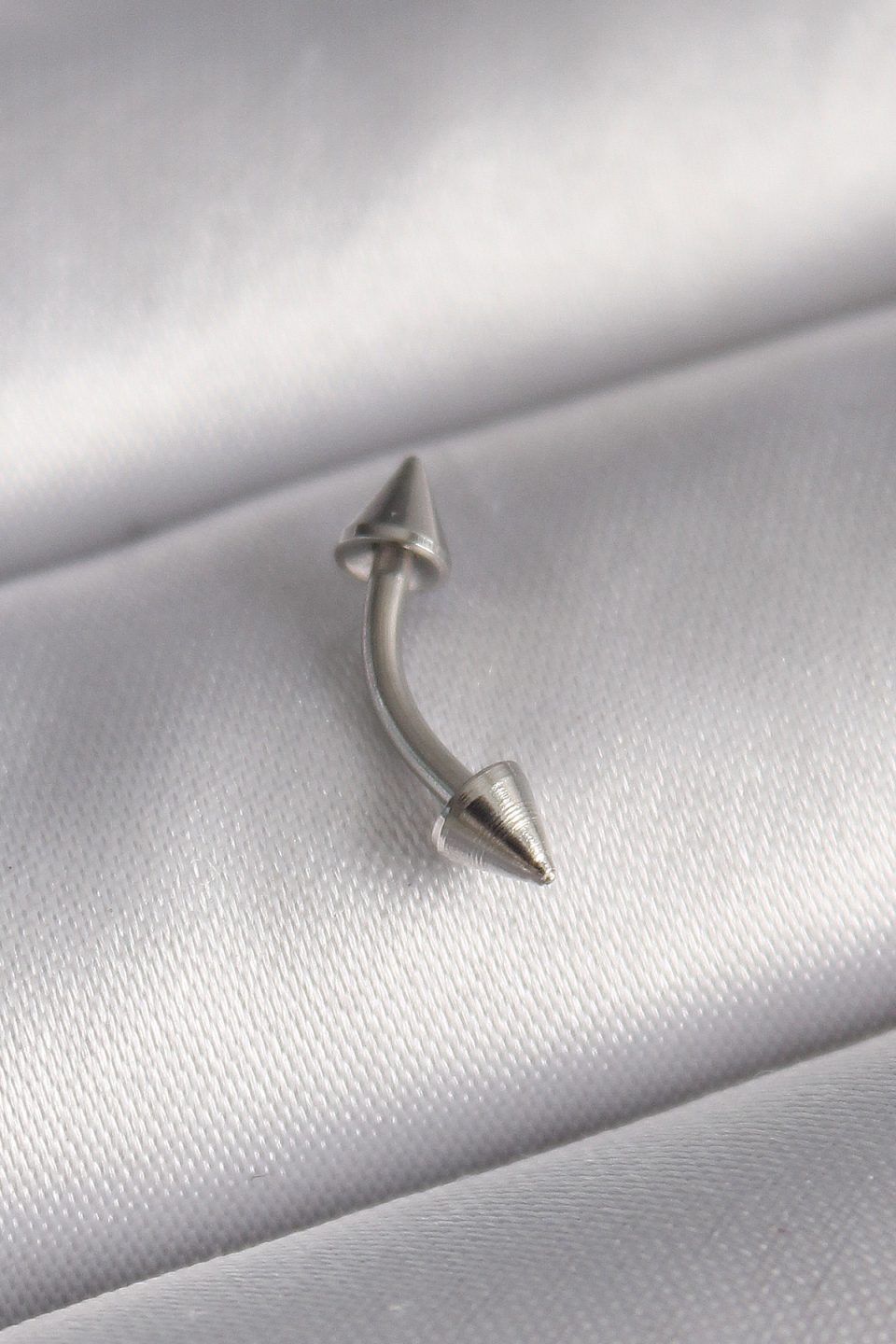 Shekka 316L Çelik Gümüş Renk Çivi Model Piercing
