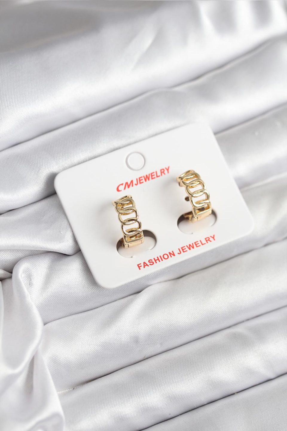 Shekka 14K Gold Renk Kaplama Samanyolu Model CM Kadın Küpe