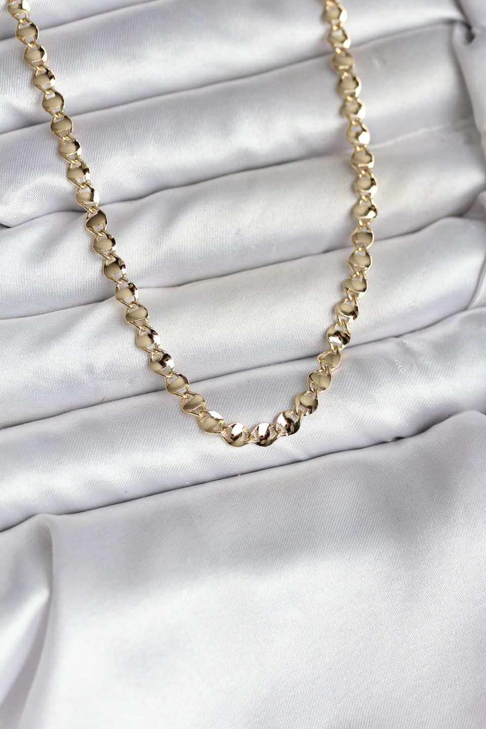 Shekka 14K Gold Renk Kaplama Zincir Model CM Kadın Kolye
