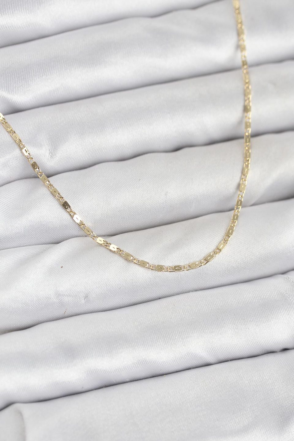 Shekka CM 14K Gold Renk Ezme Zincir Model 60 cm Kadın Kolye