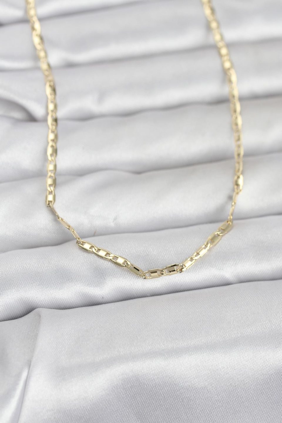 Shekka CM 14K Gold Renk Gemici Zincir Model 60 cm Kadın Kolye