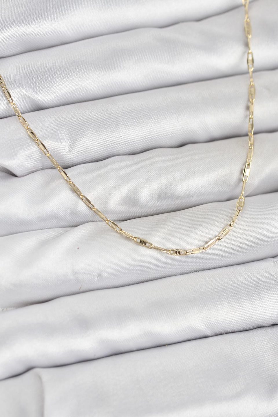 Shekka CM 14K Gold Renk Pirinç Ataç Zincir 60 cm Kadın Kolye