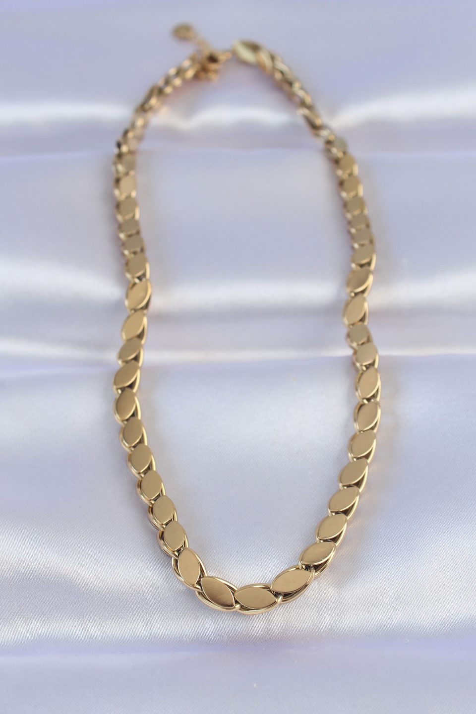 Shekka 316L Çelik Gold Renk Arpa Model Kolye — görsel 2