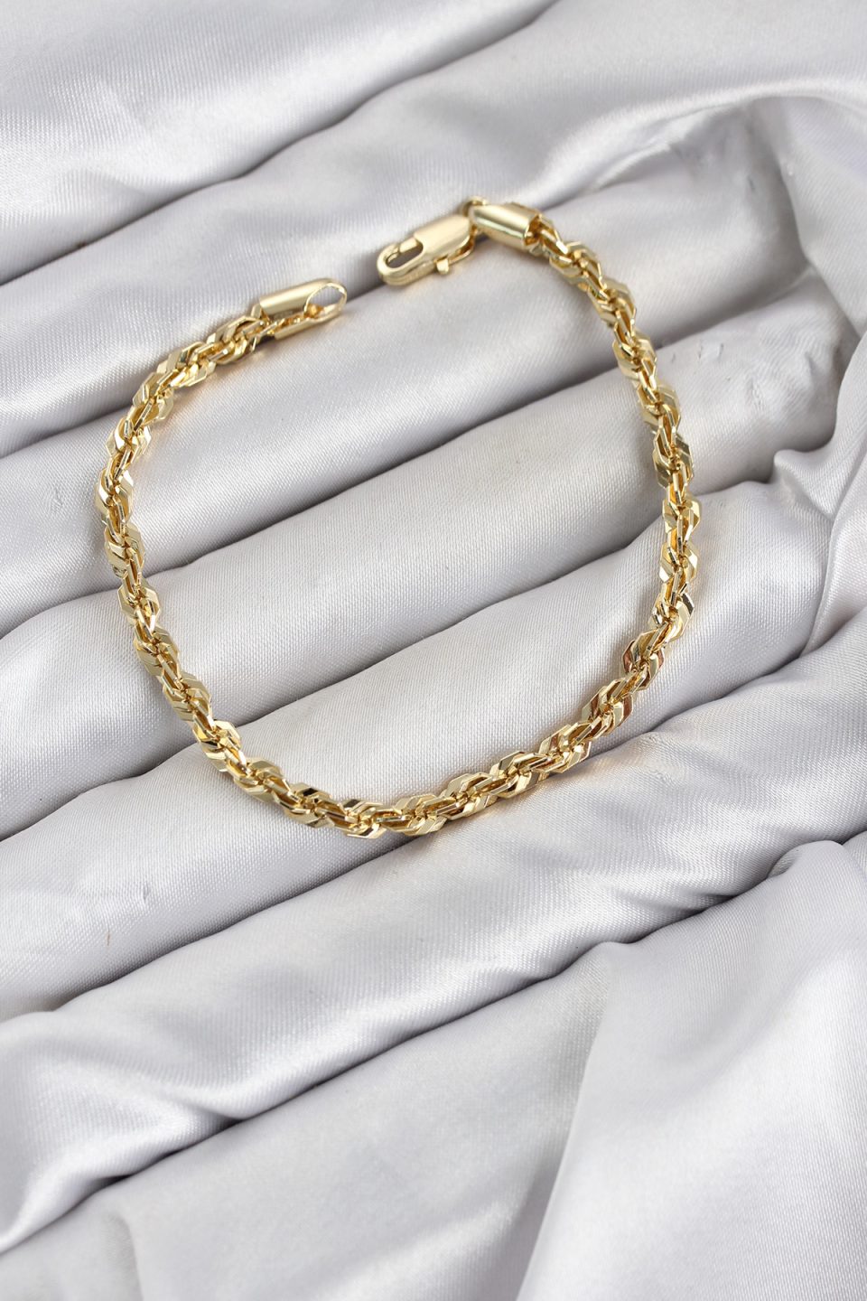 Shekka CM Singapur Model Zincir Gold Renk Kadın Bileklik
