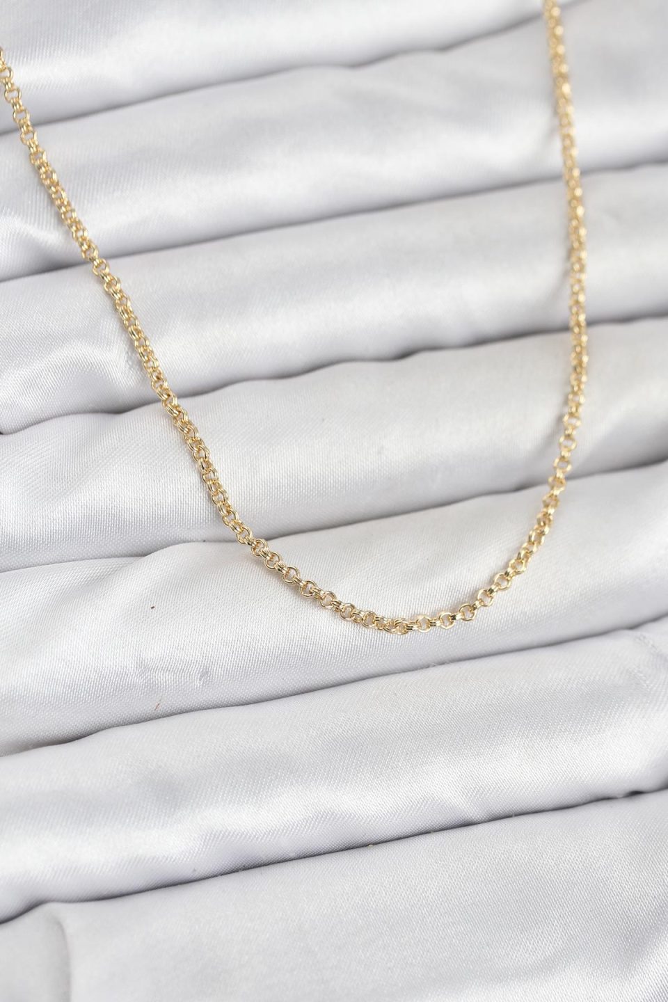 Shekka CM 14K Gold Renk Halka Model 60 cm Kadın Kolye