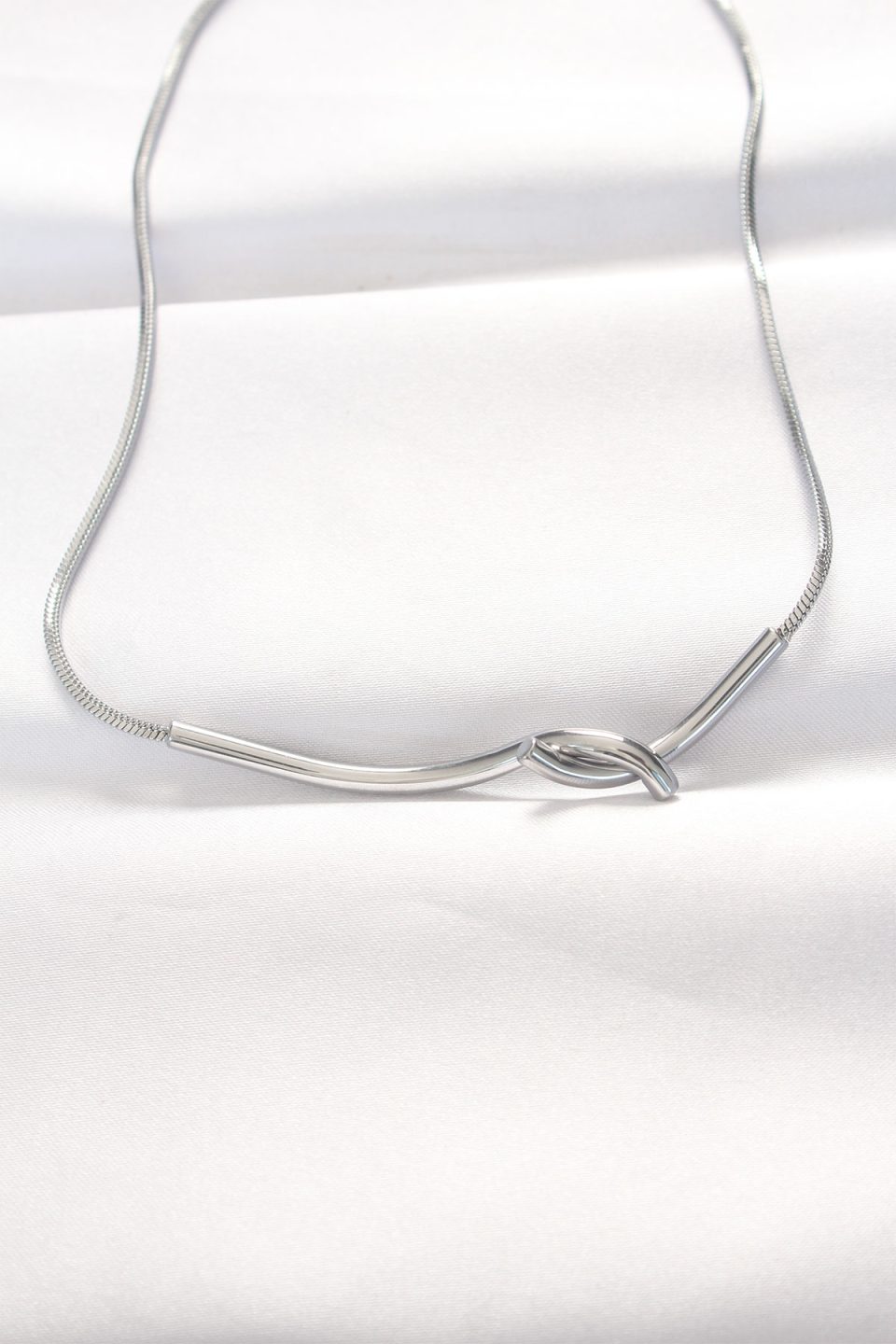 Shekka 316L Çelik Silver Renk Kolye