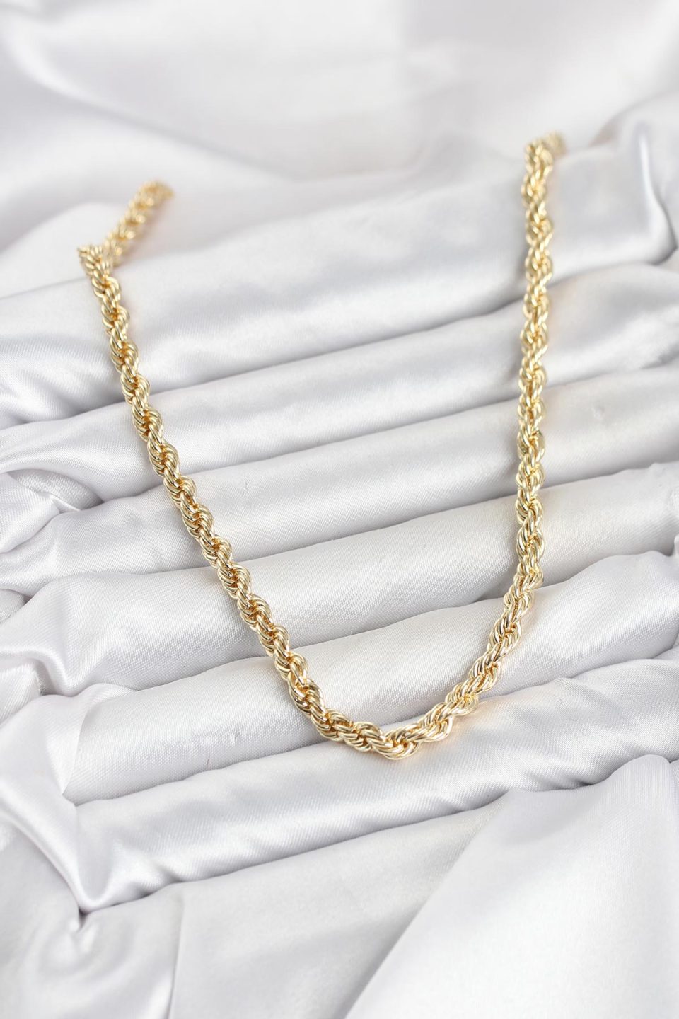 Shekka CM Burgu Model Gold Renk Pirinç 60 cm Kadın Kolye — görsel 2