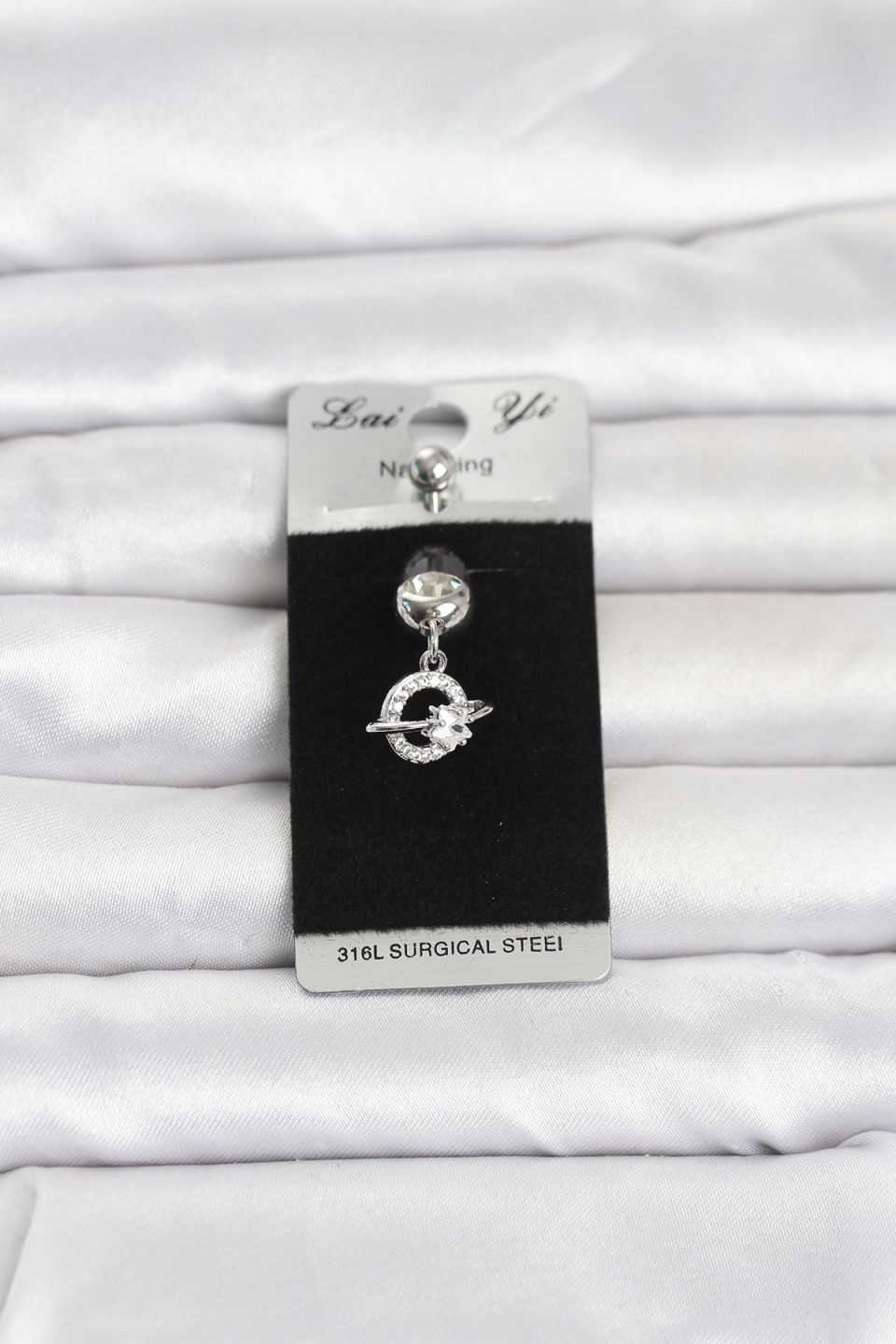 Shekka 316L Cerrahi Çelik Sallantılı Yıldız Model Göbek Piercing