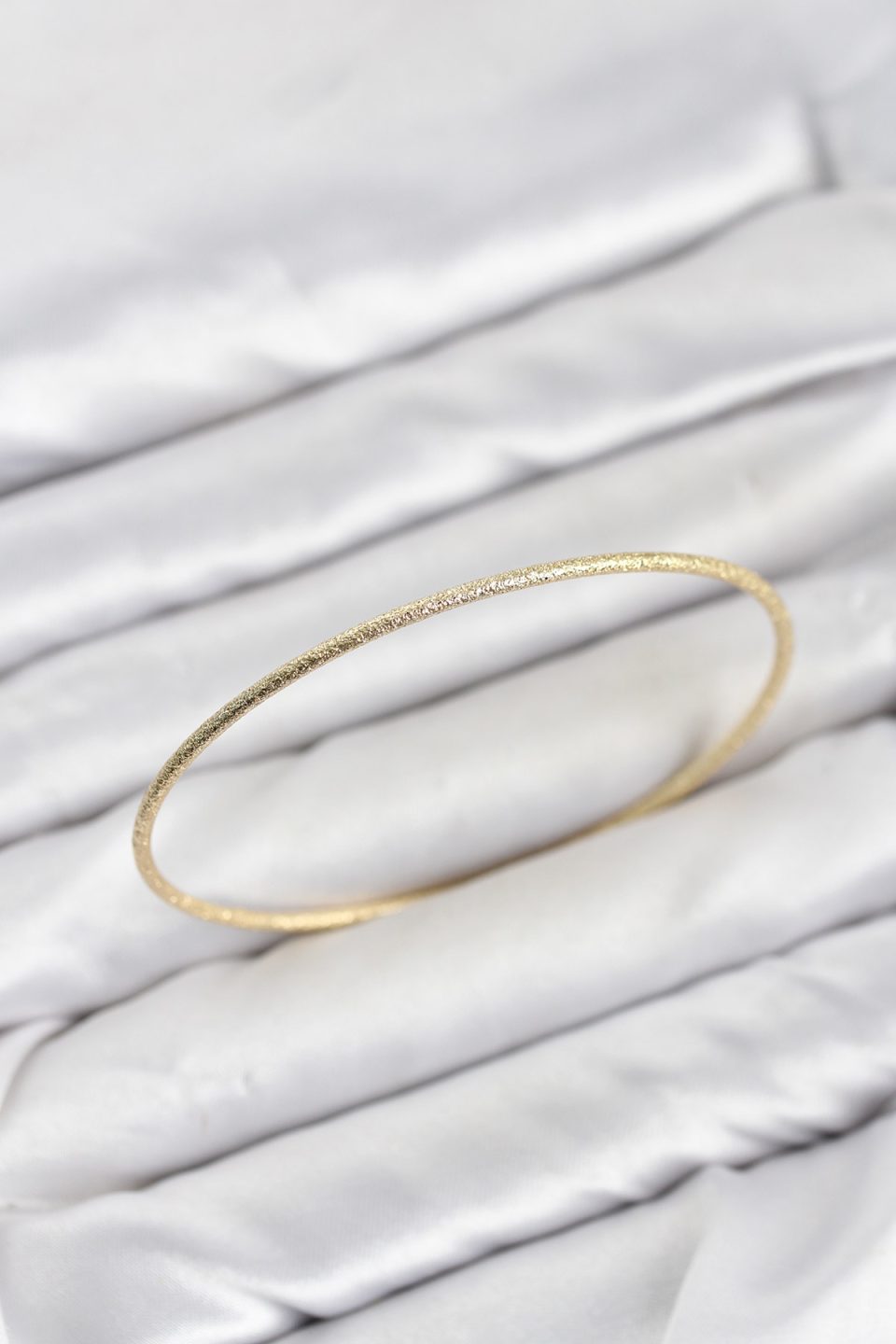 Shekka CM Gold Renk Simli Model 65 mm Bilezik