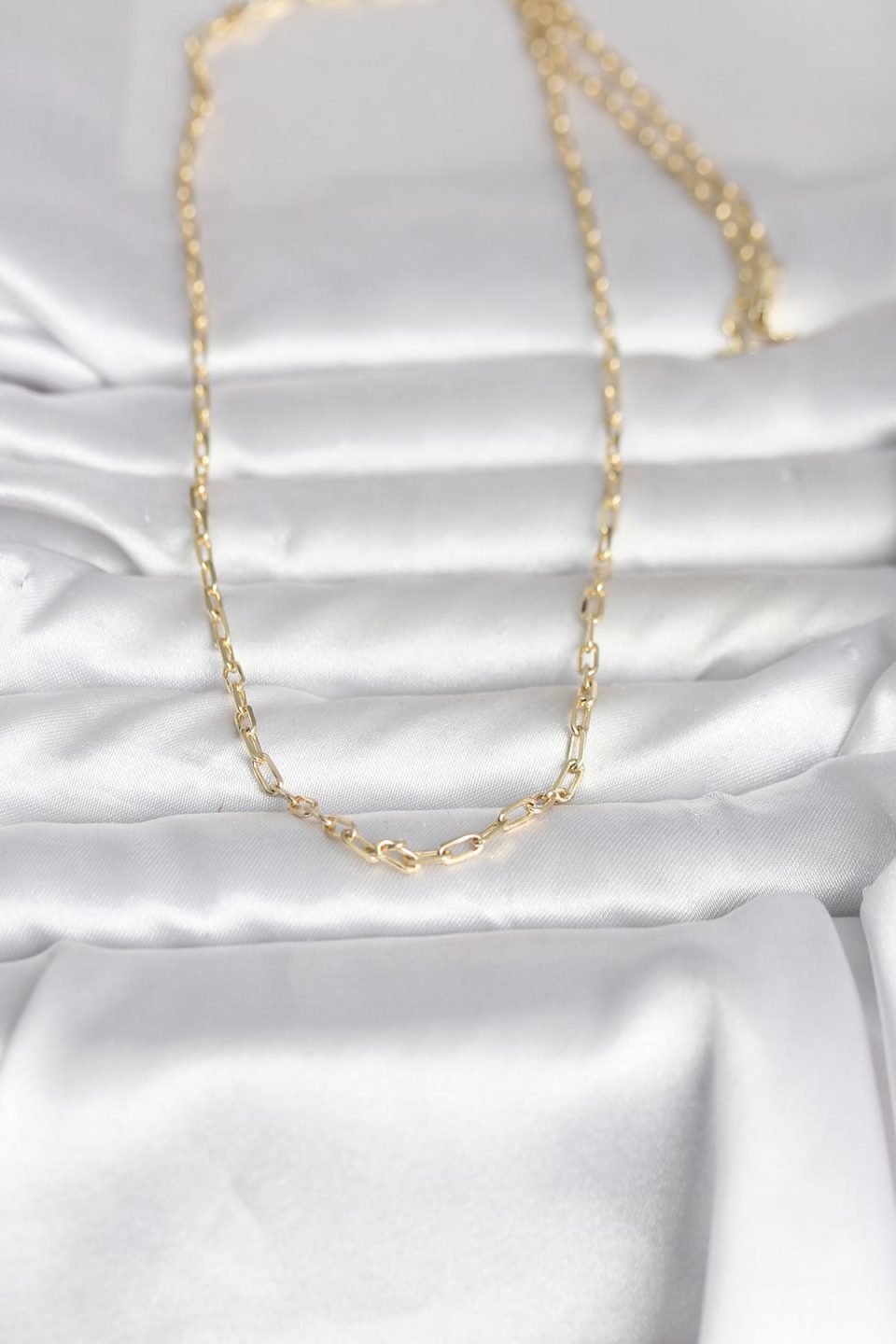 Shekka CM 14K Gold Renk Ataç Zincir Model 50 cm Kadın Kolye — görsel 2