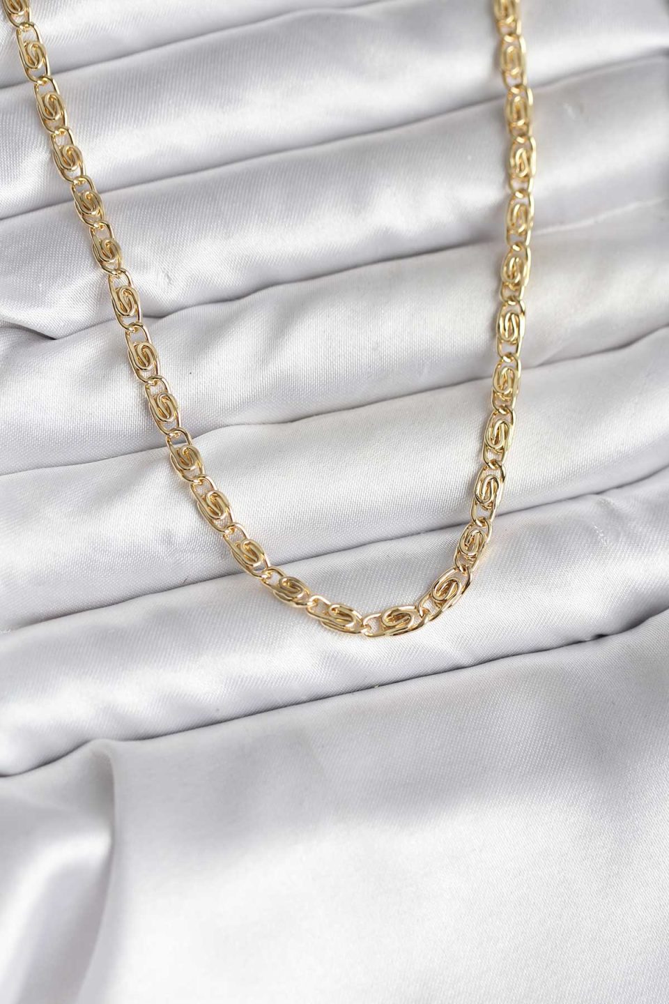 Shekka 14K Gold Renk Kaplama Zincir Model CM Kadın Kolye