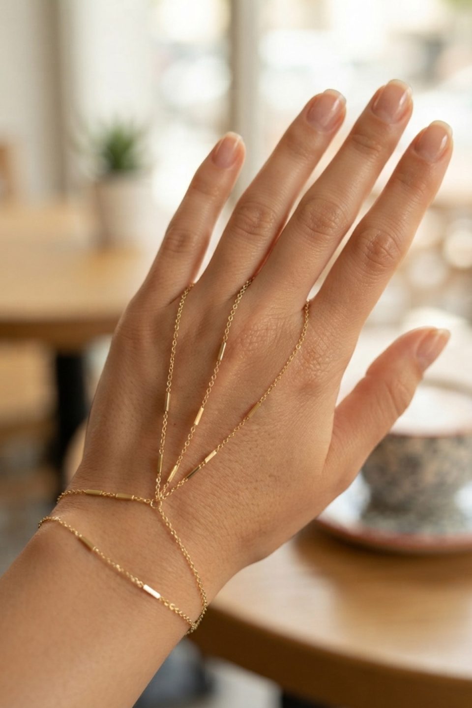 Shekka Gold Renk Pirinç Çift Sıralı Şahmeran