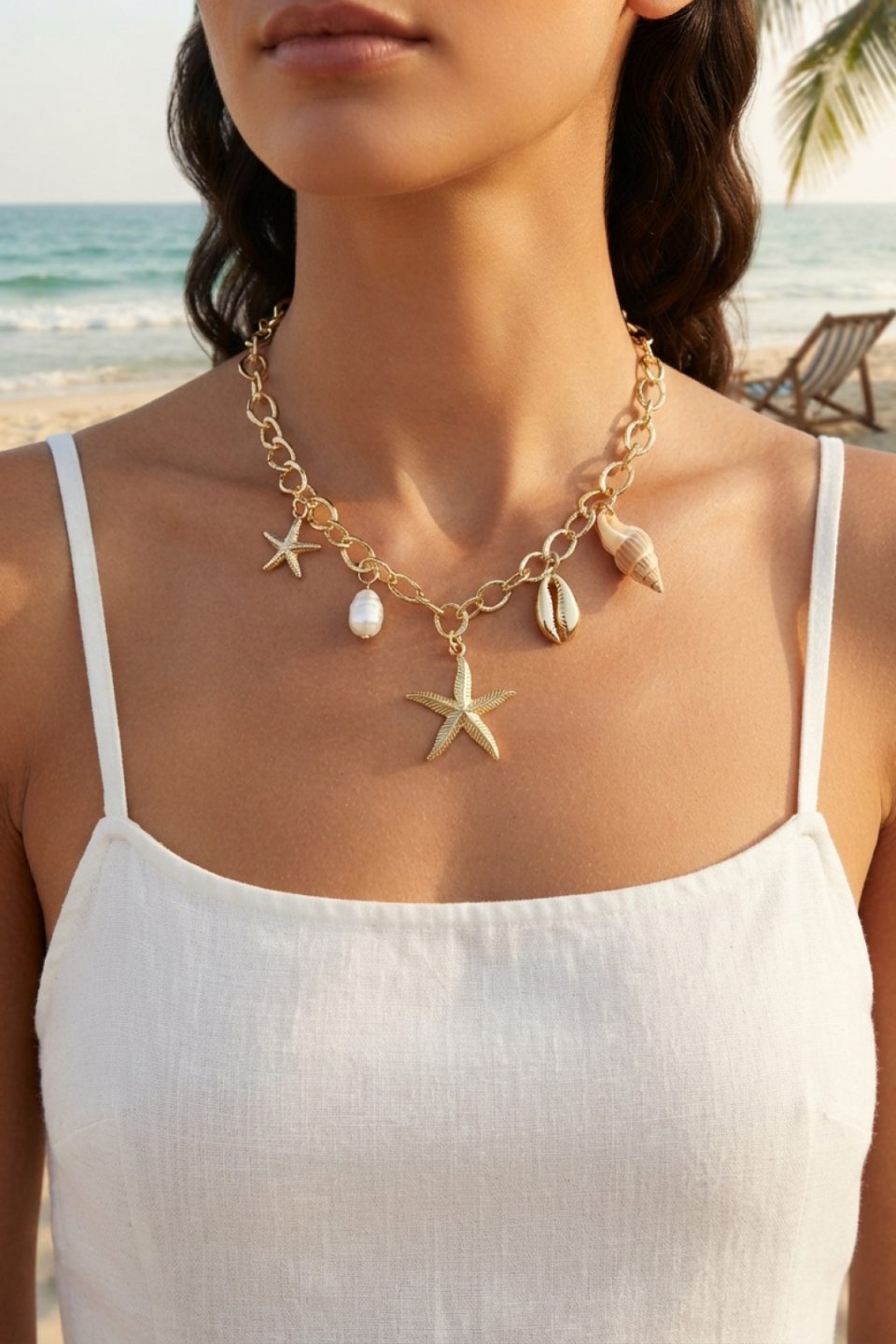 Shekka Maris Deniz Yıldızı Charm Kolye