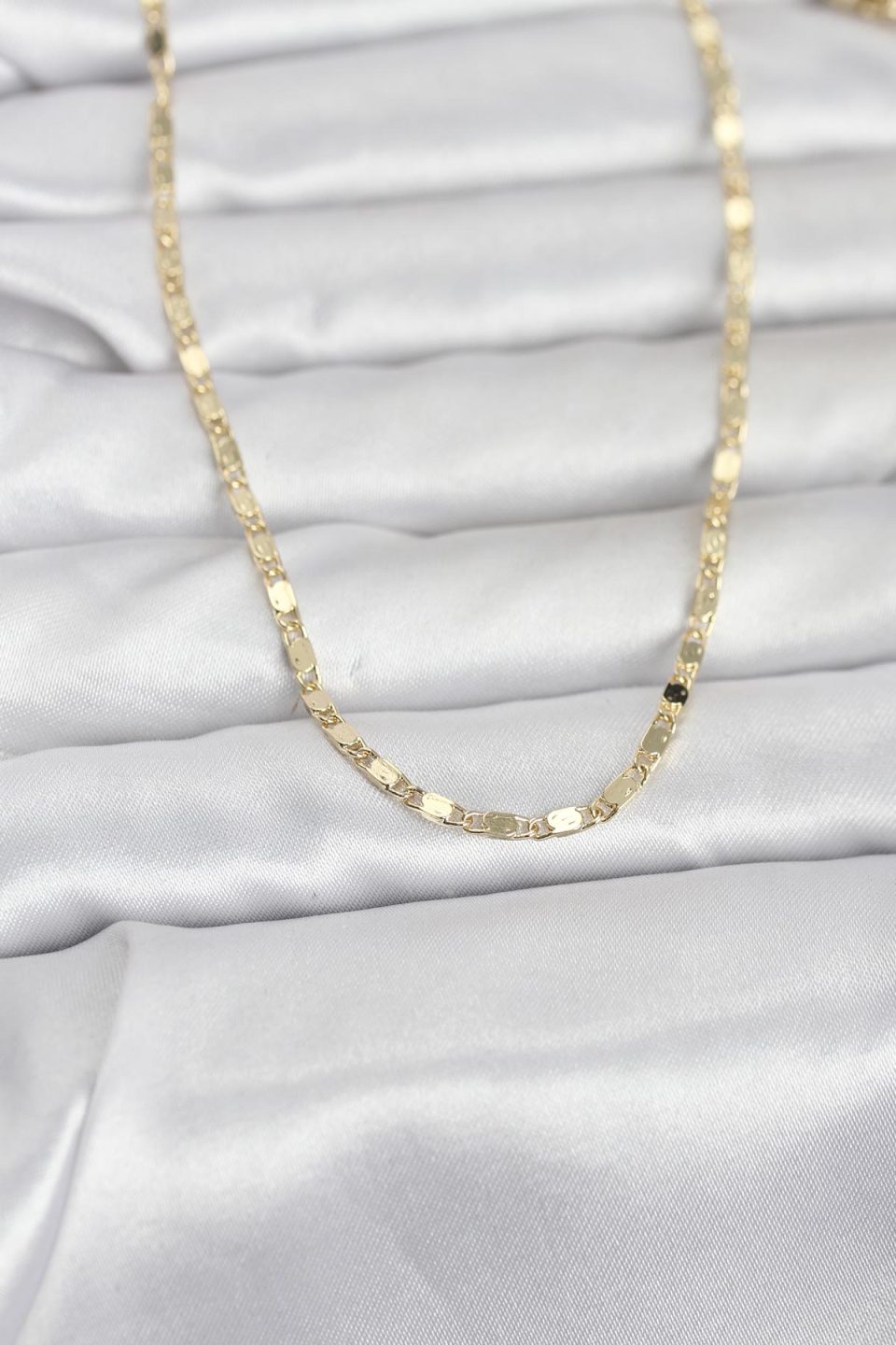 Shekka CM 14K Gold Renk Ezme Zincir 60 cm Kadın Kolye
