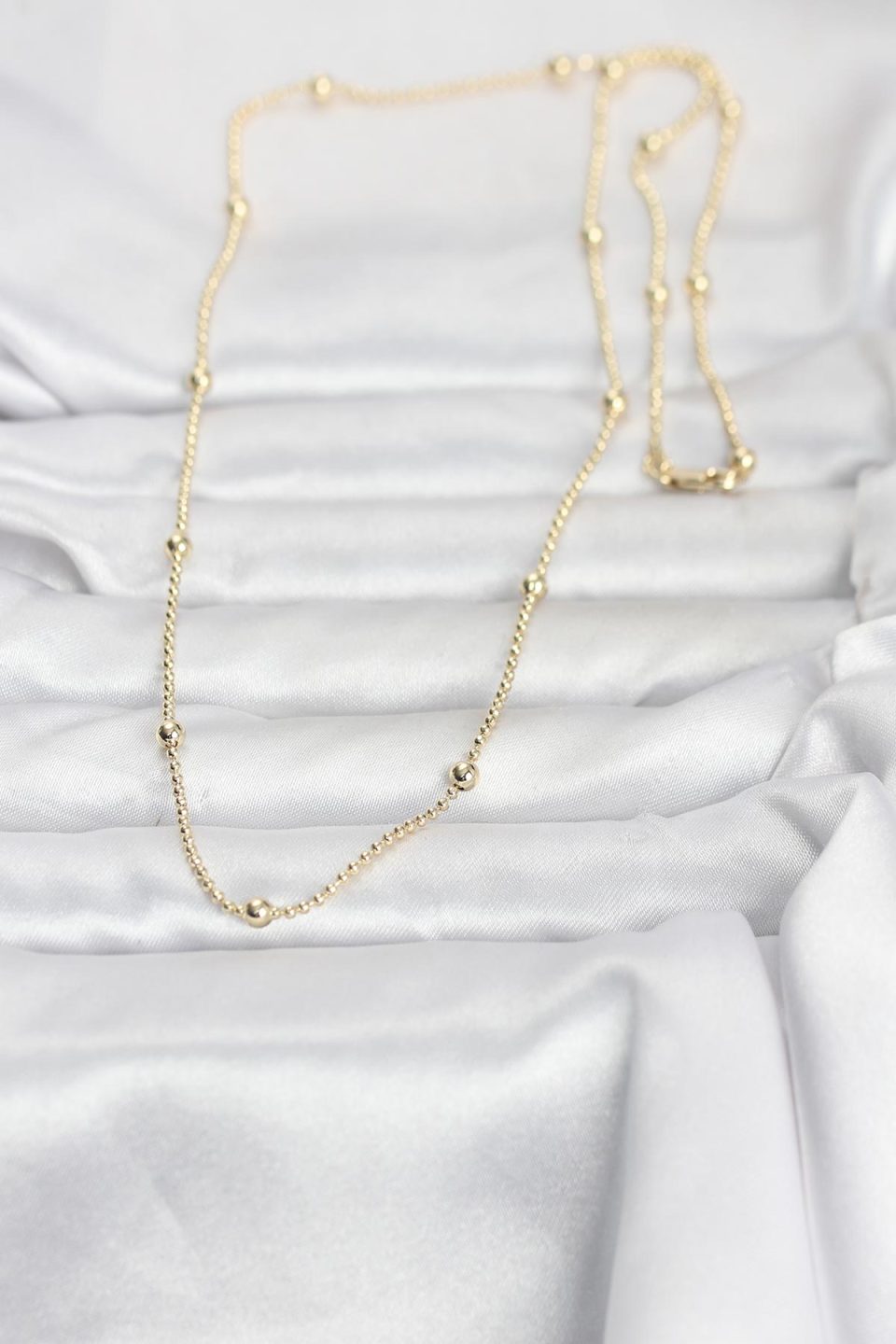 Shekka CM 14K Gold Renk Top Zincir 60 cm Kadın Kolye — görsel 2