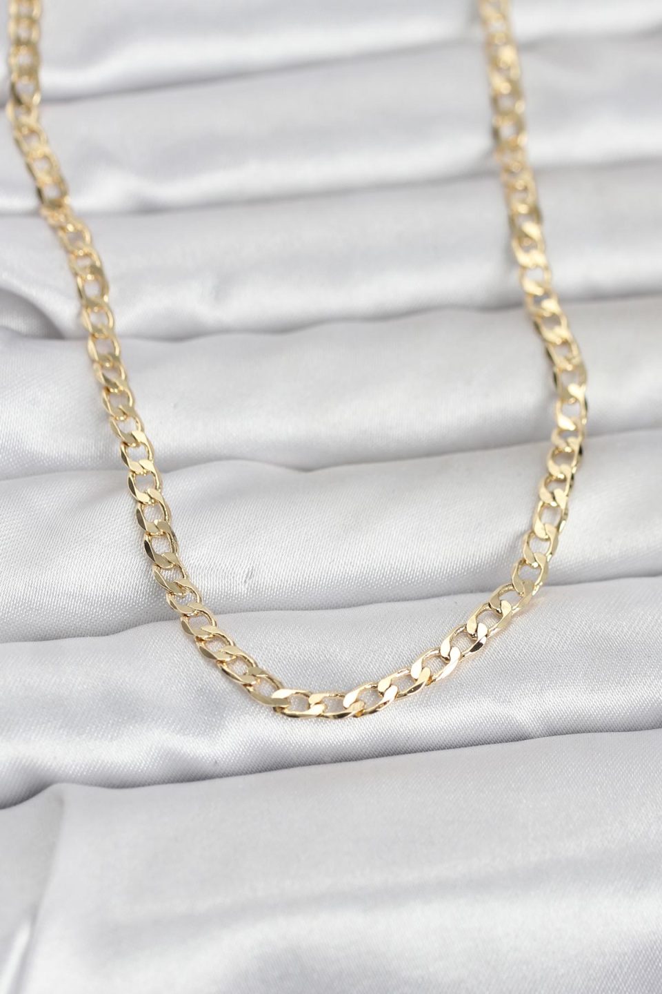 Shekka CM 14K Gold Renk Zincir Model 60 cm Kadın Kolye
