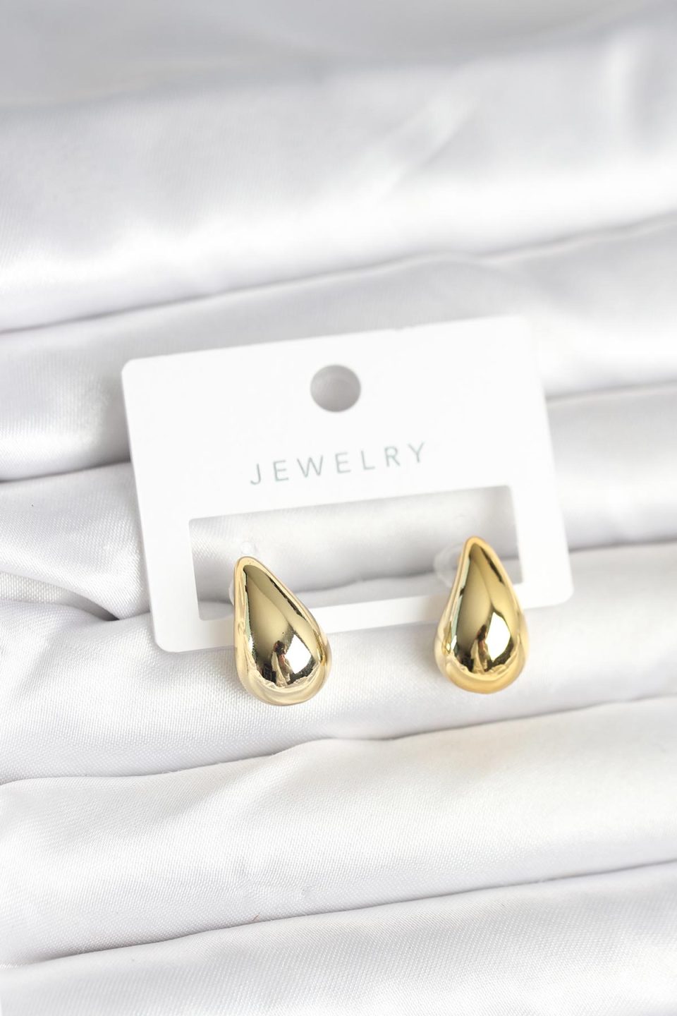 Shekka Gold Renk Damla Küpe 17 mm