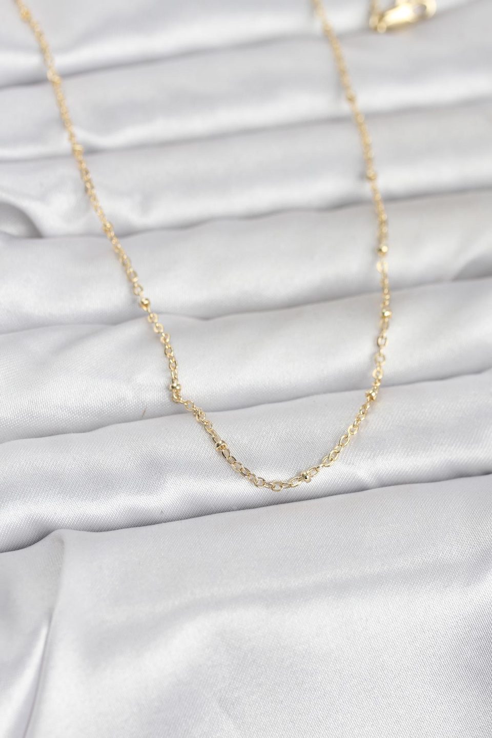 Shekka CM 14K Gold Renk Burgu Model 60 cm Kadın Kolye