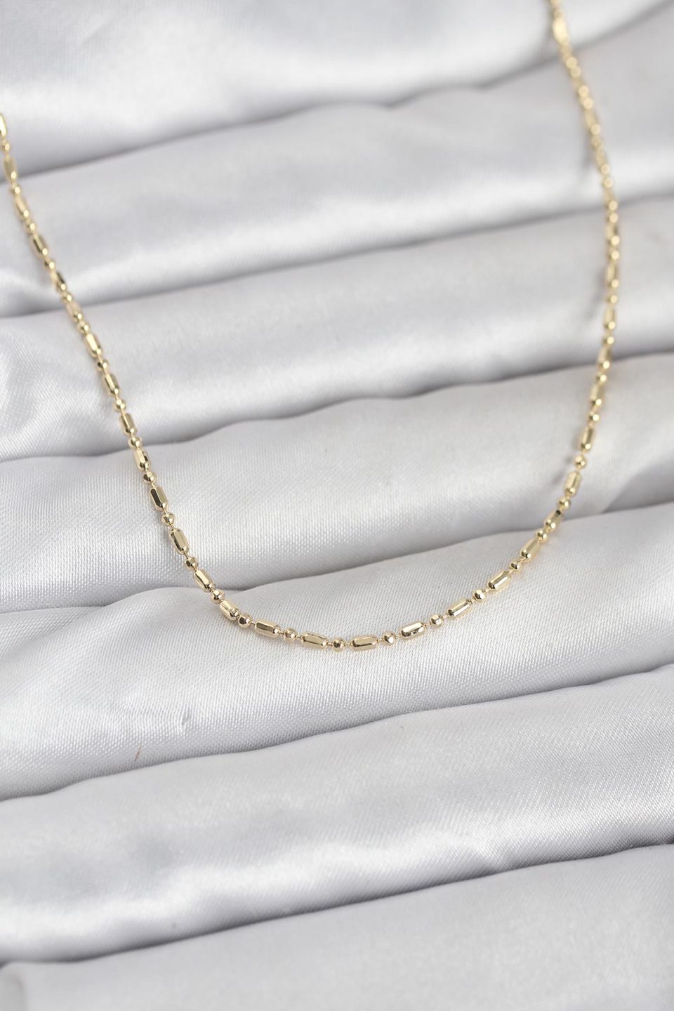 Shekka CM 14K Gold Renk Zincirli 60 cm Kadın Kolye