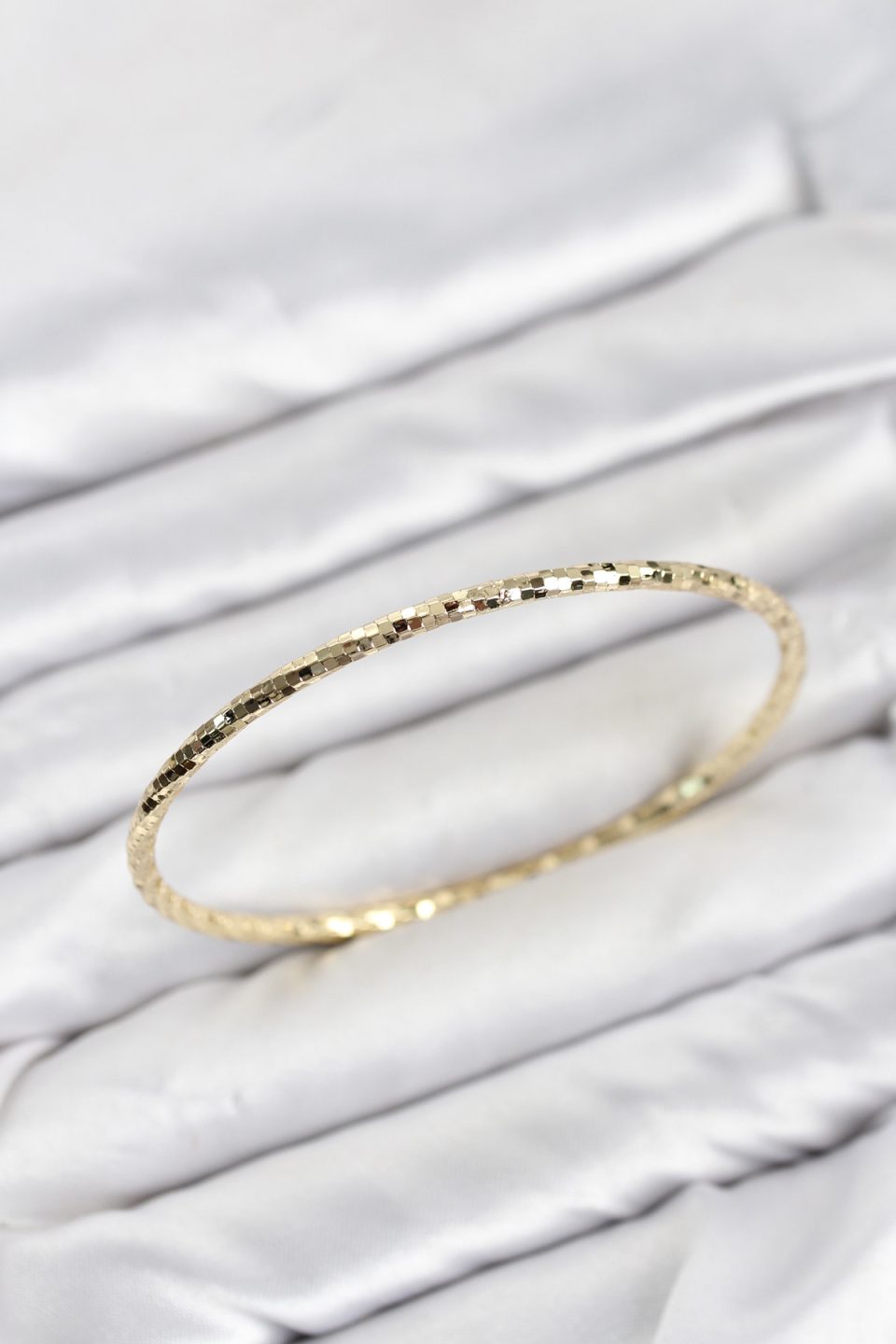 Shekka CM Gold Renk Lazer Kesim 65 mm Bilezik