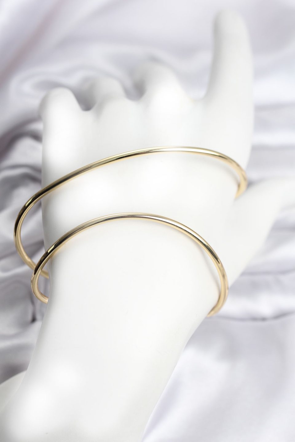 Shekka Gold Renk Pirinç El Bileziği — görsel 2