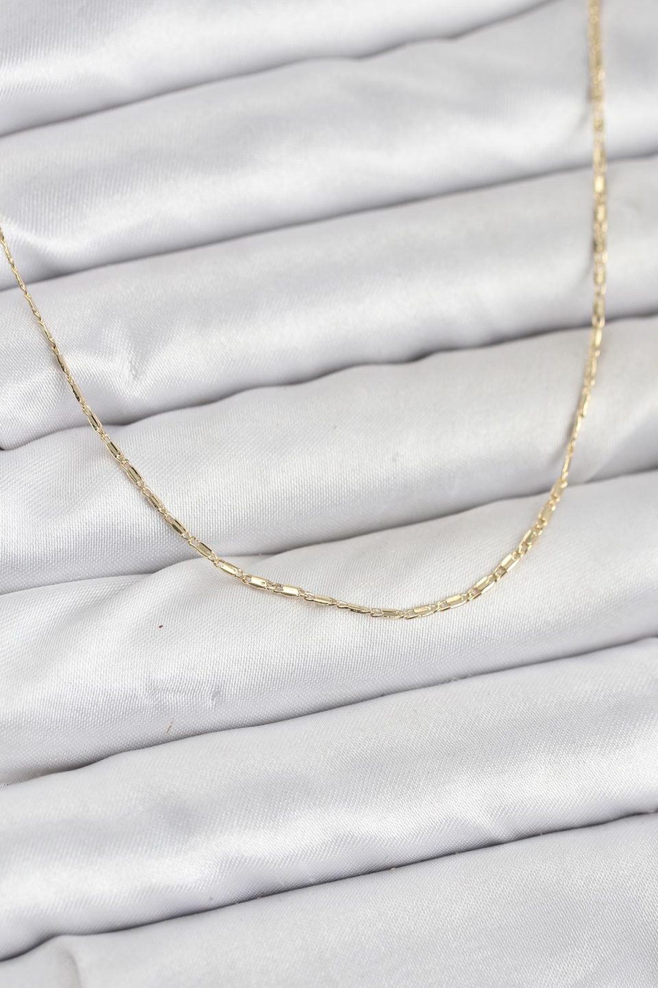 Shekka CM 14K Gold Renk Kesme Model 60 cm Kadın Kolye