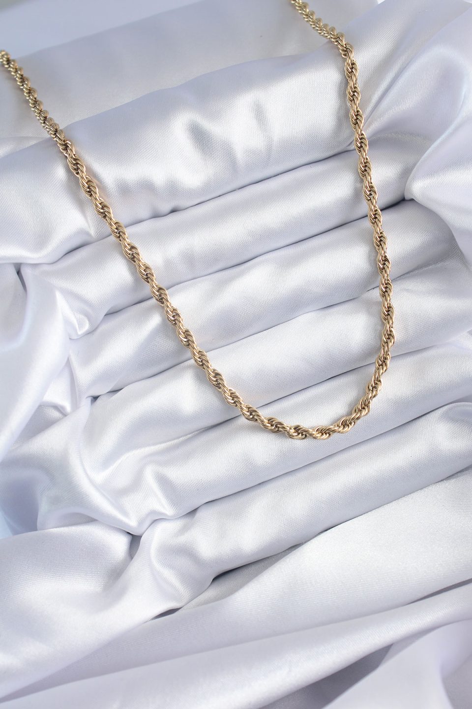 Shekka 316L Çelik Gold Renk 60 cm Burgu Model Kadın Kolye — görsel 2