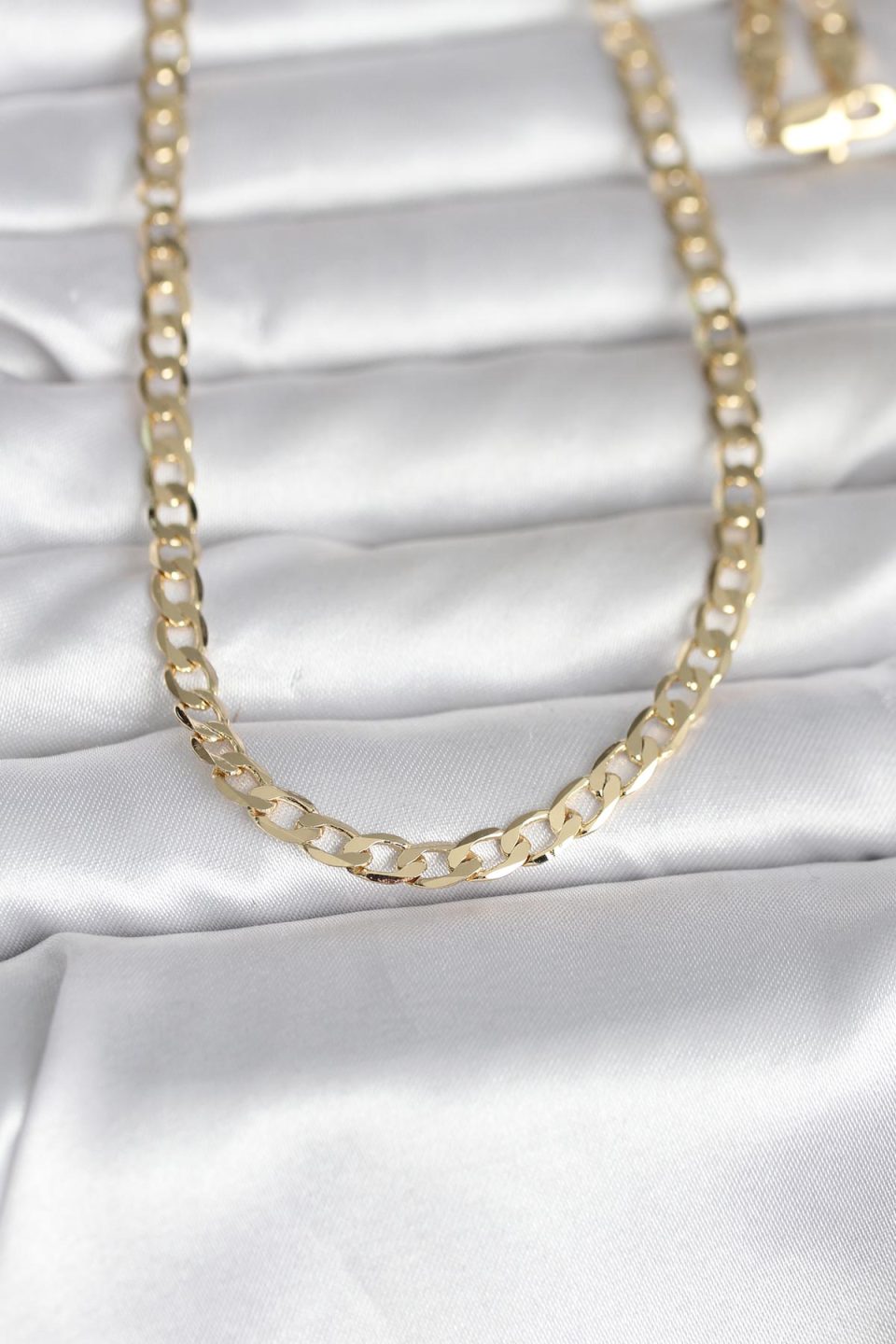 Shekka CM 14K Gold Renk Kalın Zincir Model 60 cm Kadın Kolye