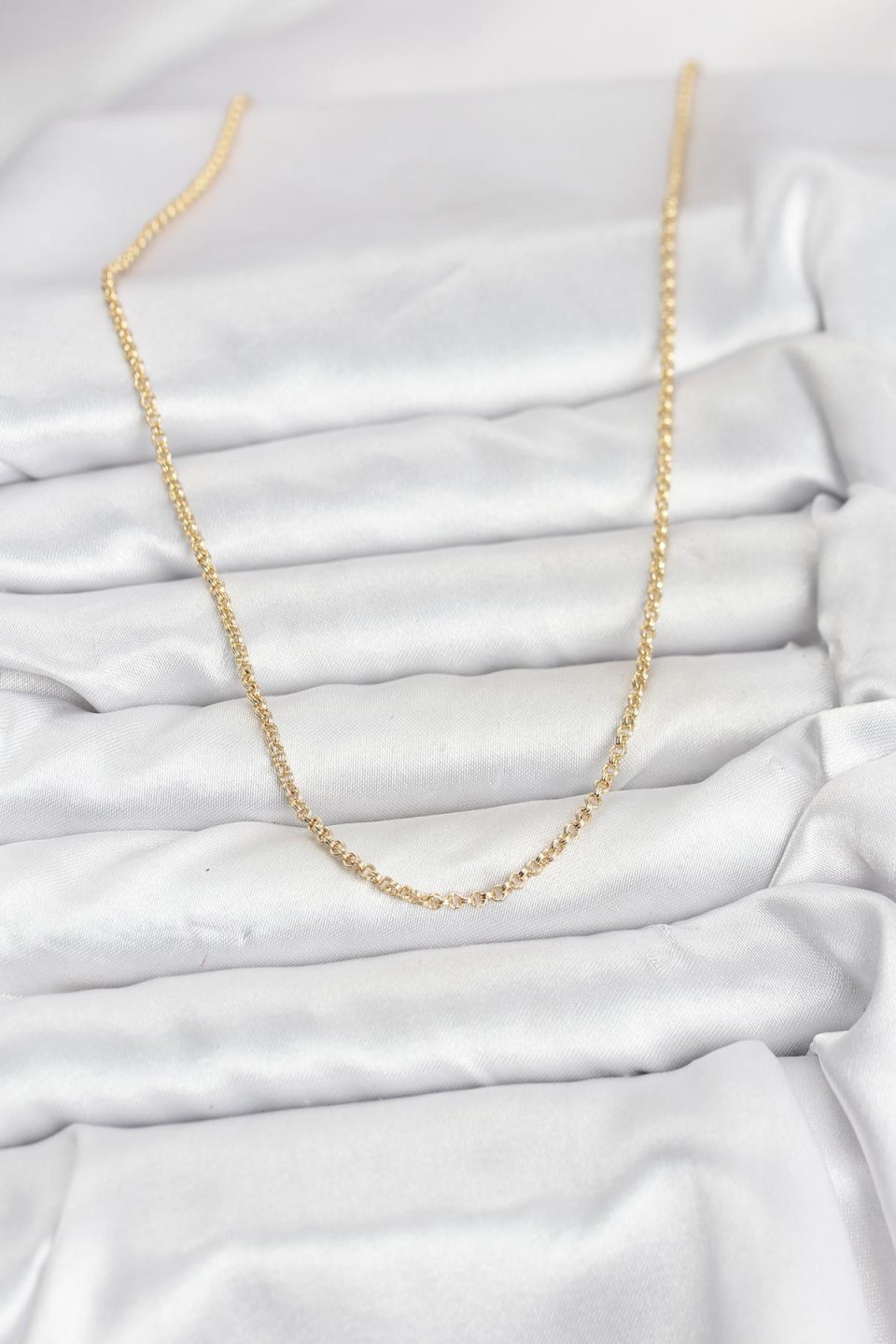 Shekka CM 14K Gold Renk Halka Model 60 cm Kadın Kolye — görsel 2